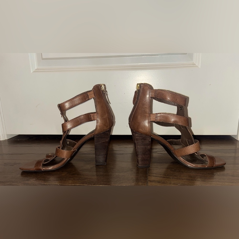 Franco Sorto Gladiator Open Toe Heels - image 1